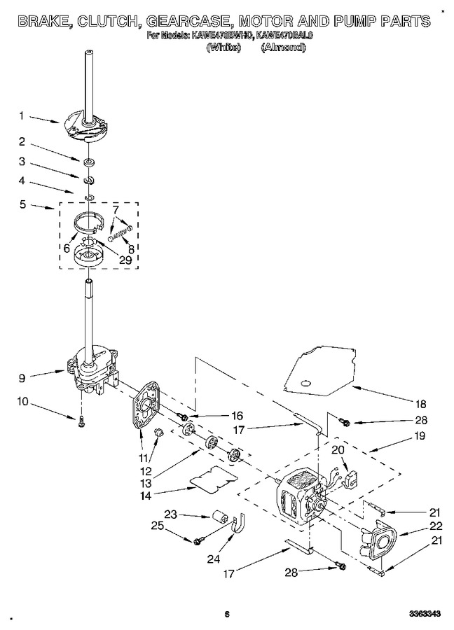 Diagram for KAWE470BWH0