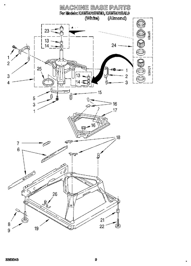 Diagram for KAWE470BAL0