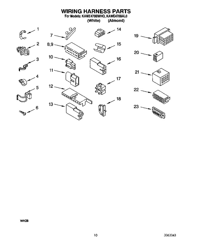 Diagram for KAWE470BWH0