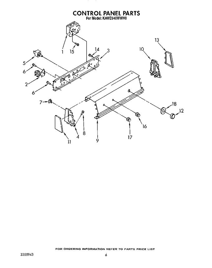 Diagram for KAWE540WWH0