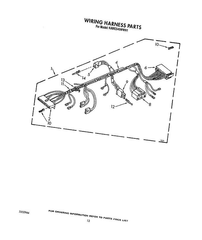Diagram for KAWE540WWH1