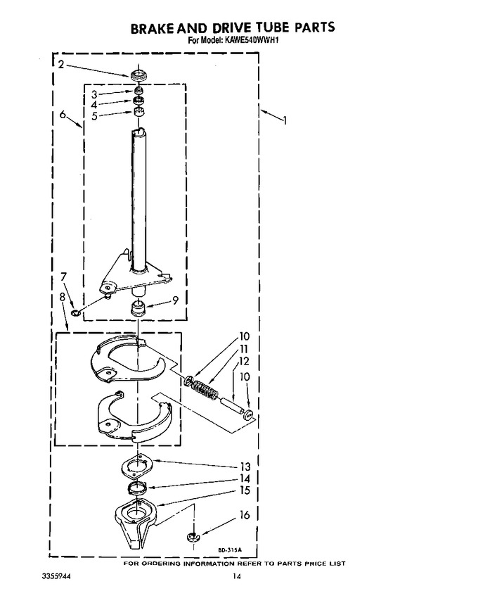 Diagram for KAWE540WWH1