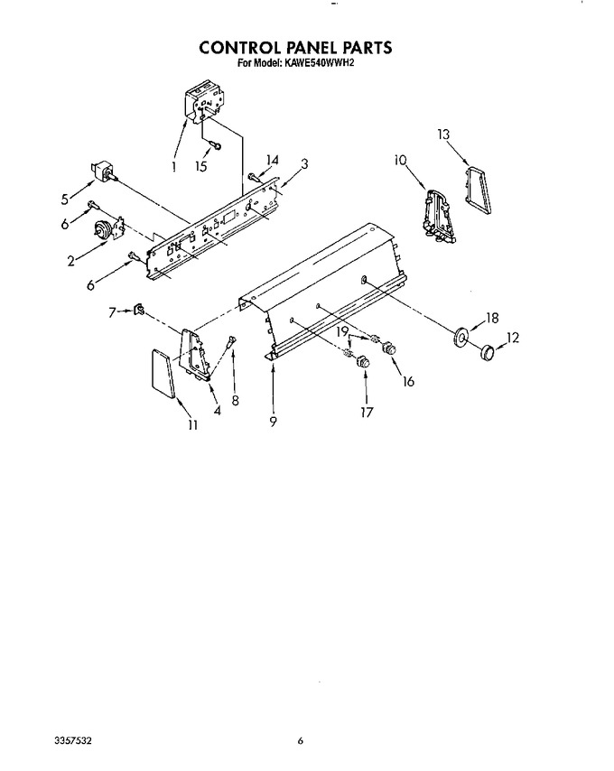 Diagram for KAWE540WAL2