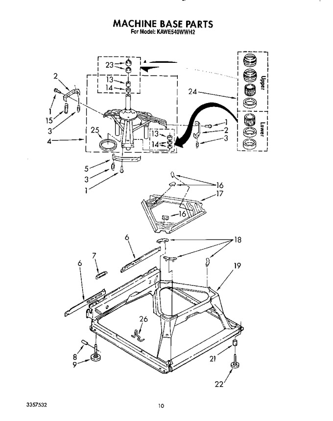 Diagram for KAWE540WWH2