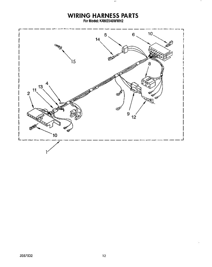 Diagram for KAWE540WAL2