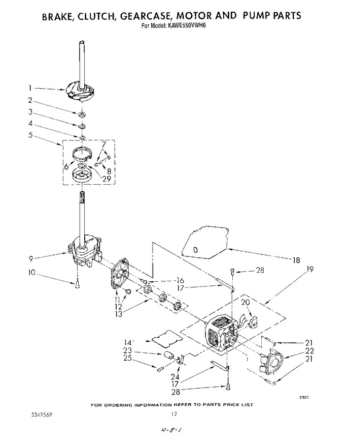 Diagram for KAWE550VAL0