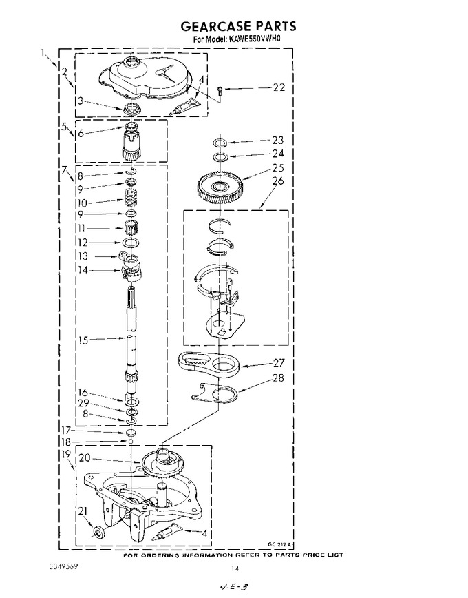 Diagram for KAWE550VAL0