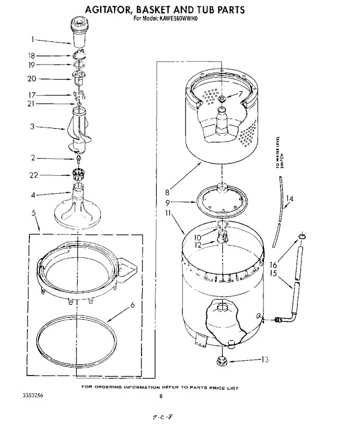 Diagram for KAWE560WWH0