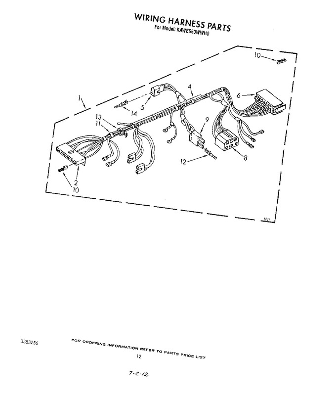 Diagram for KAWE560WAL0