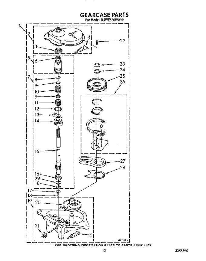 Diagram for KAWE560WAL1