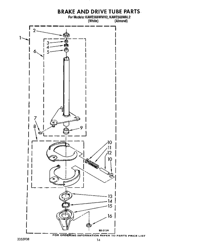 Diagram for KAWE560WWH2