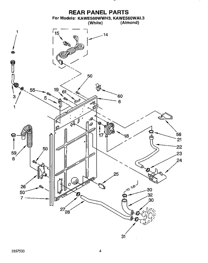 Diagram for KAWE560WWH3
