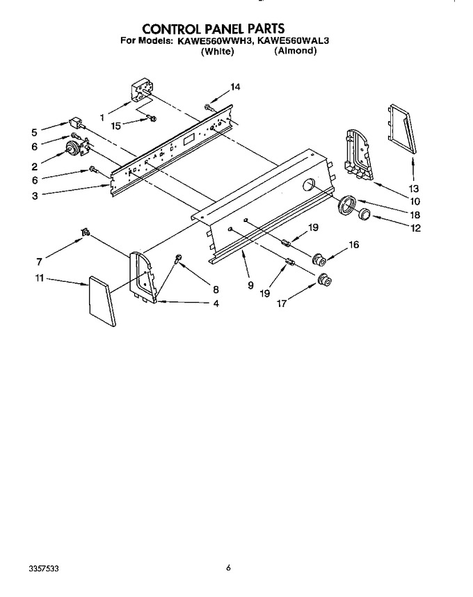 Diagram for KAWE560WWH3