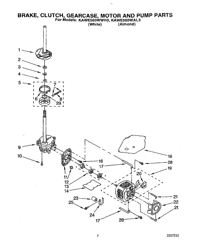 Diagram for KAWE560WAL3