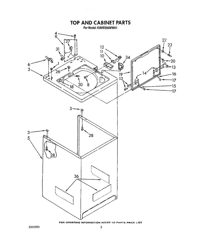 Diagram for KAWE560WWH1