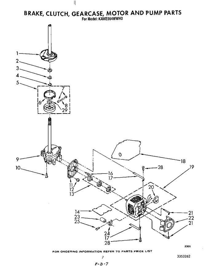 Diagram for KAWE564WWH0