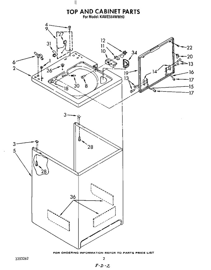 Diagram for KAWE564WAL0