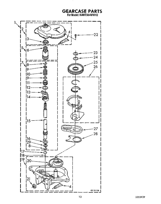 Diagram for KAWE564WAL2
