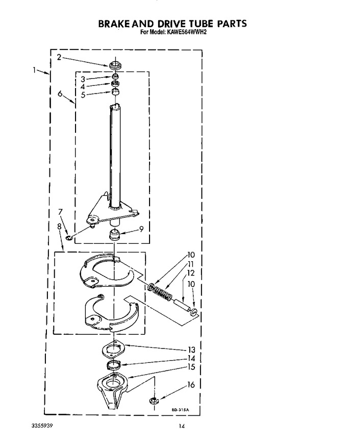 Diagram for KAWE564WAL2