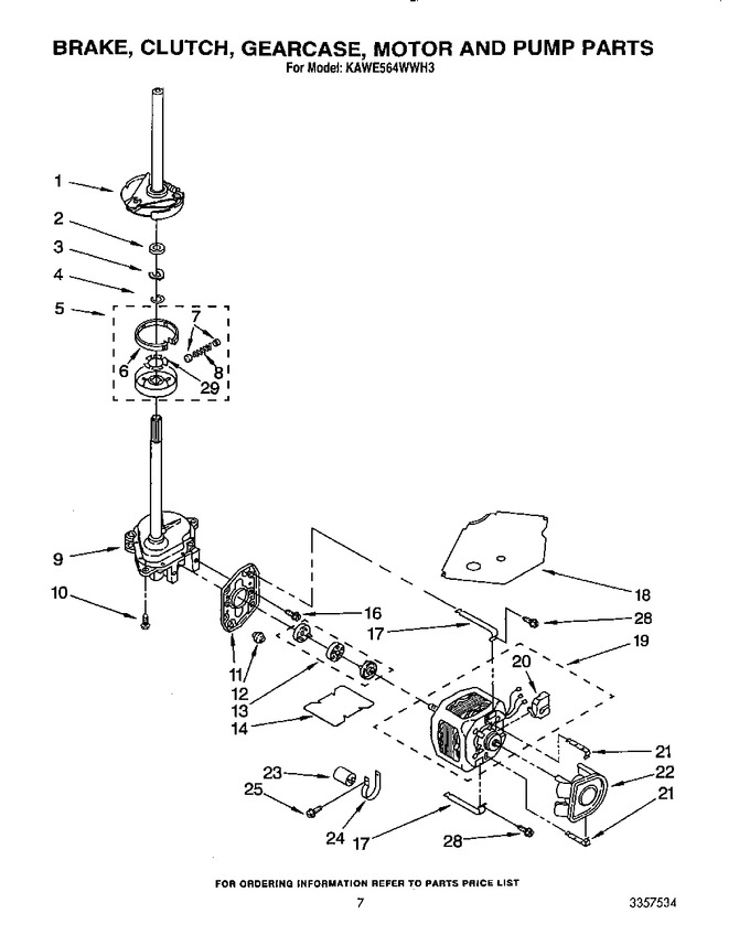 Diagram for KAWE564WWH3