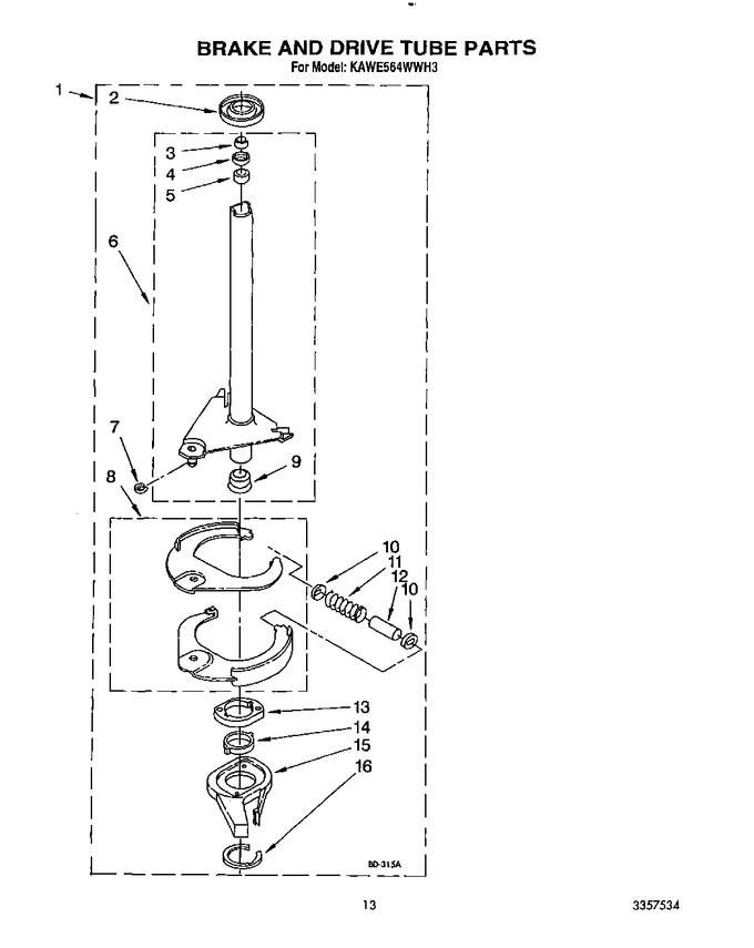 Diagram for KAWE564WAL3