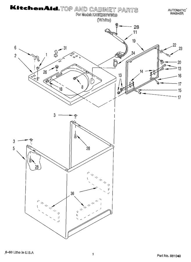 Diagram for KAWE567WWH0