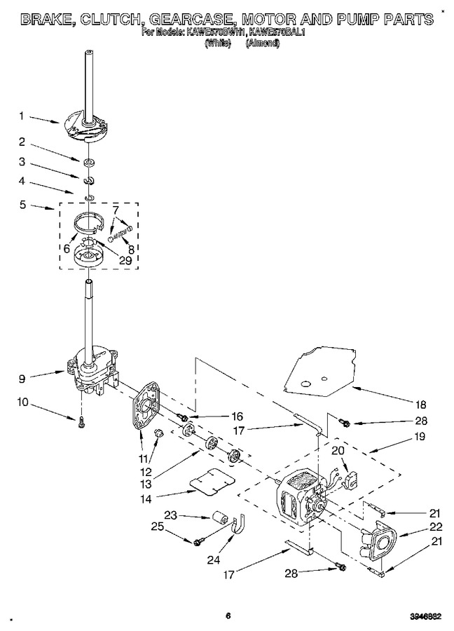 Diagram for KAWE570BWH1