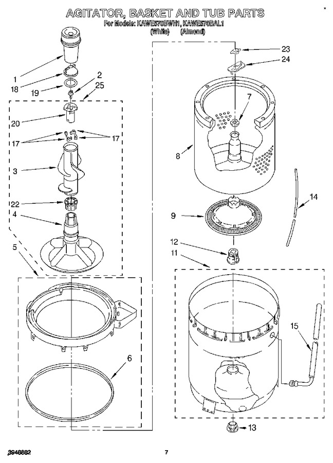 Diagram for KAWE570BWH1