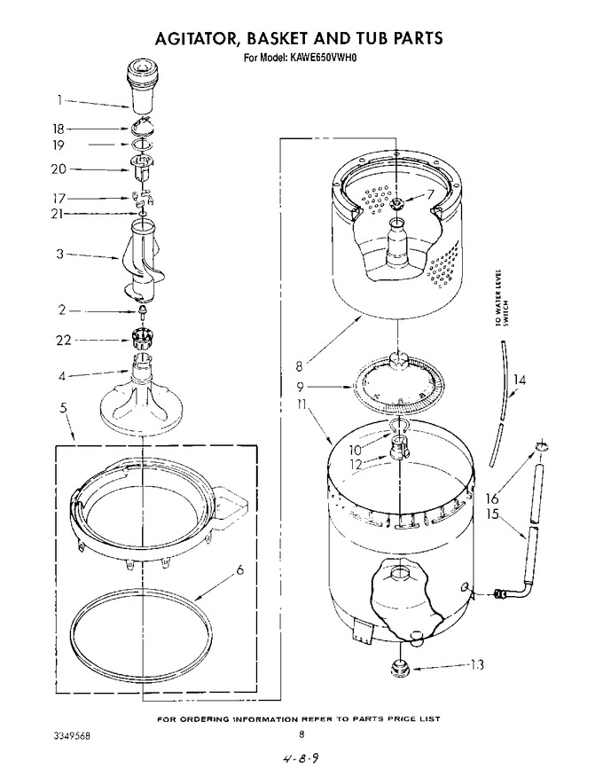 Diagram for KAWE650VWH0