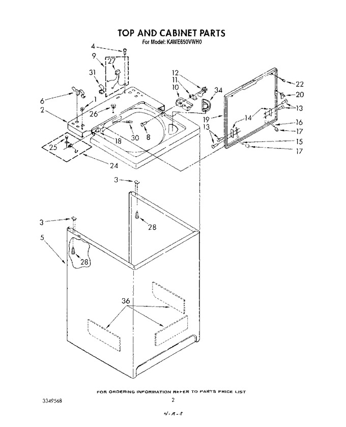 Diagram for KAWE650VWH0