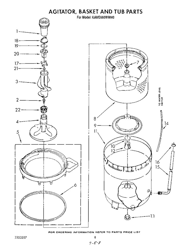 Diagram for KAWE660WWH0