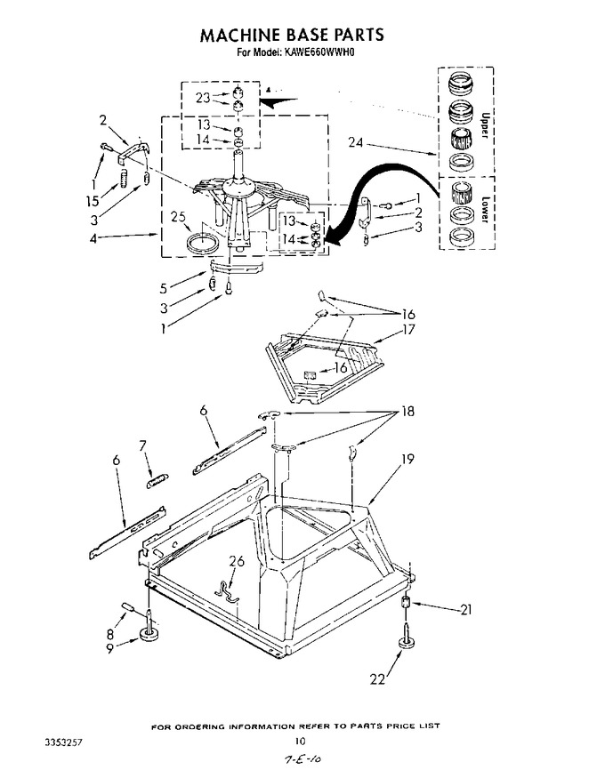 Diagram for KAWE660WAL0