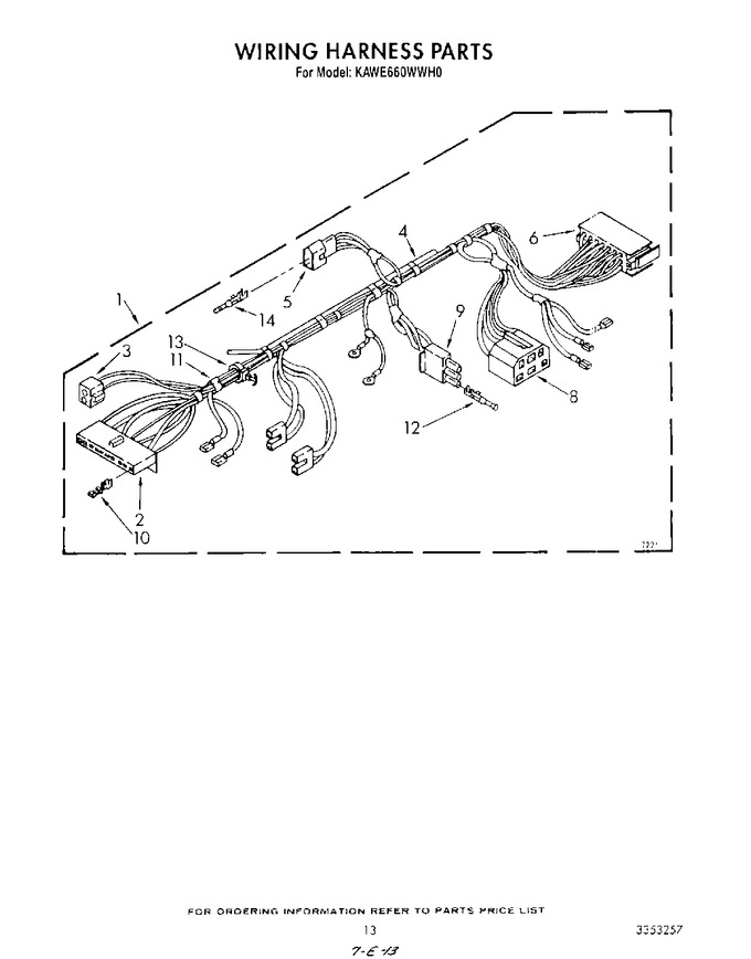 Diagram for KAWE660WAL0