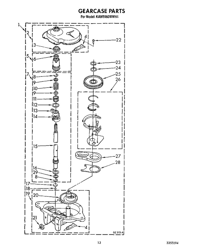 Diagram for KAWE660WAL1