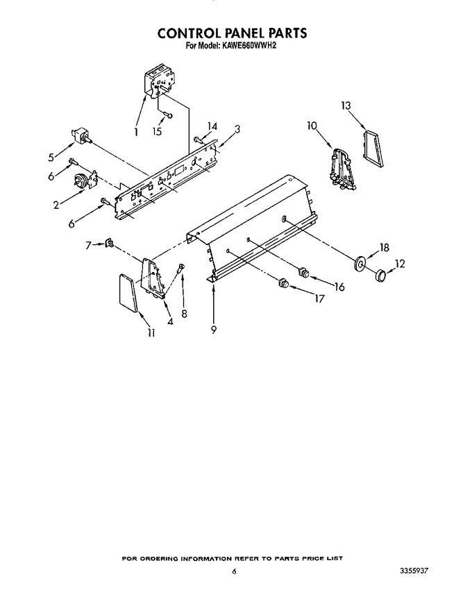Diagram for KAWE660WAL2