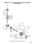 Diagram for 05 - Brake, Clutch, Gearcase, Motor & Pump