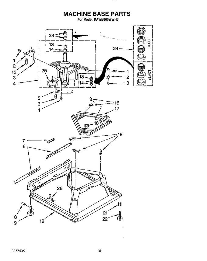 Diagram for KAWE660WAL3
