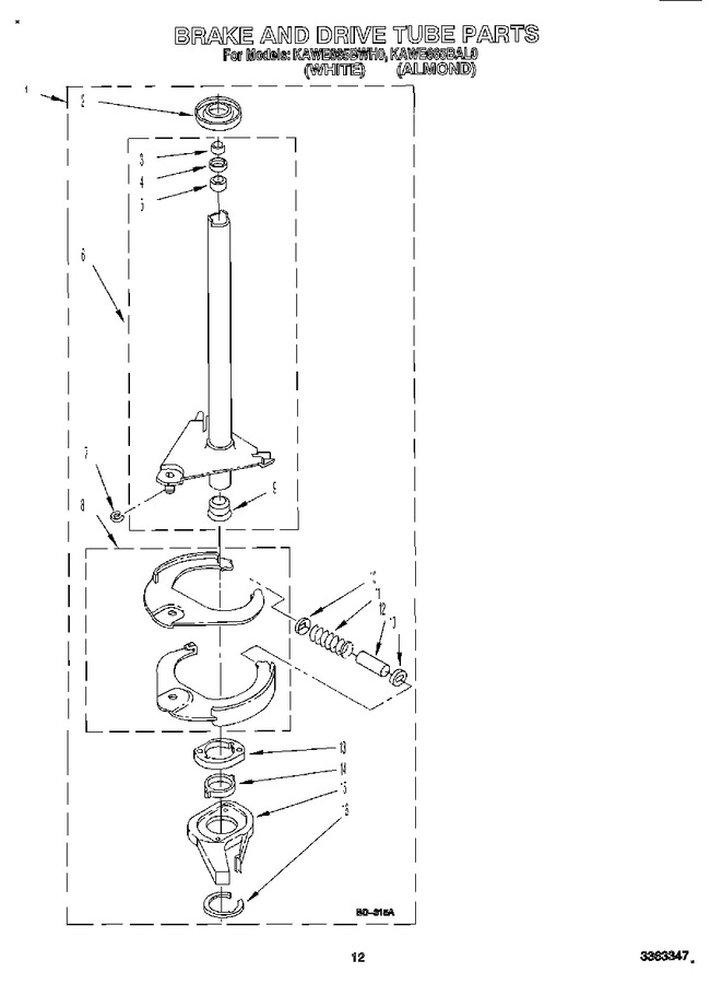 Diagram for KAWE665BWH0