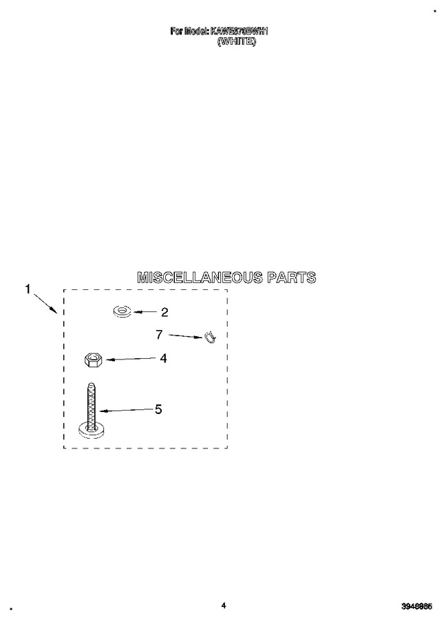 Diagram for KAWE670BWH1