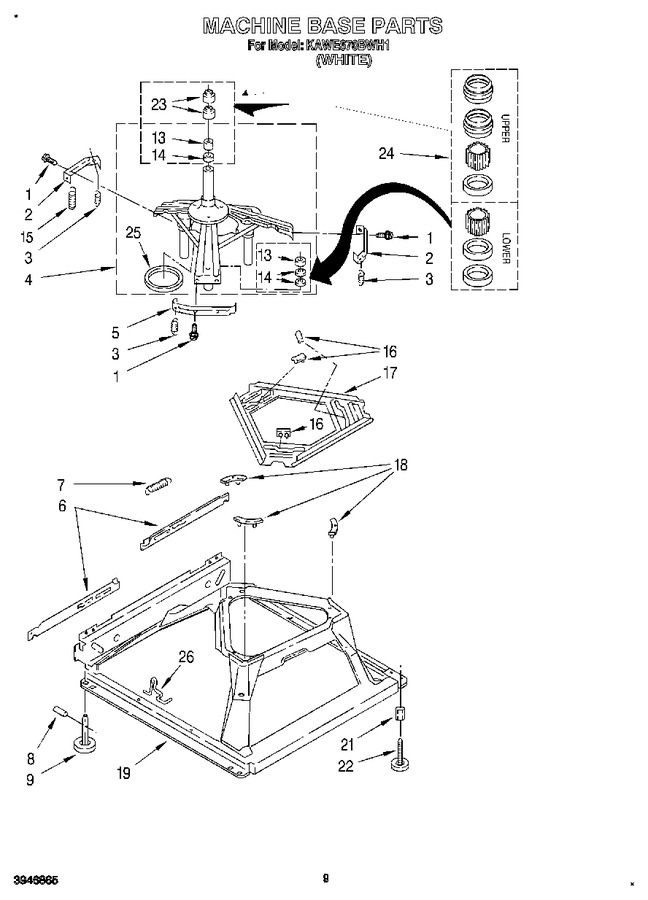 Diagram for KAWE670BWH1