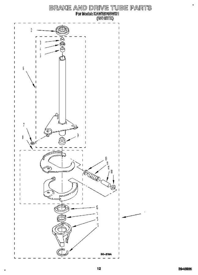Diagram for KAWE670BWH1
