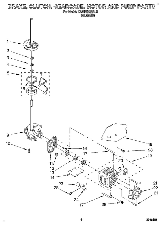 Diagram for KAWE678BAL0