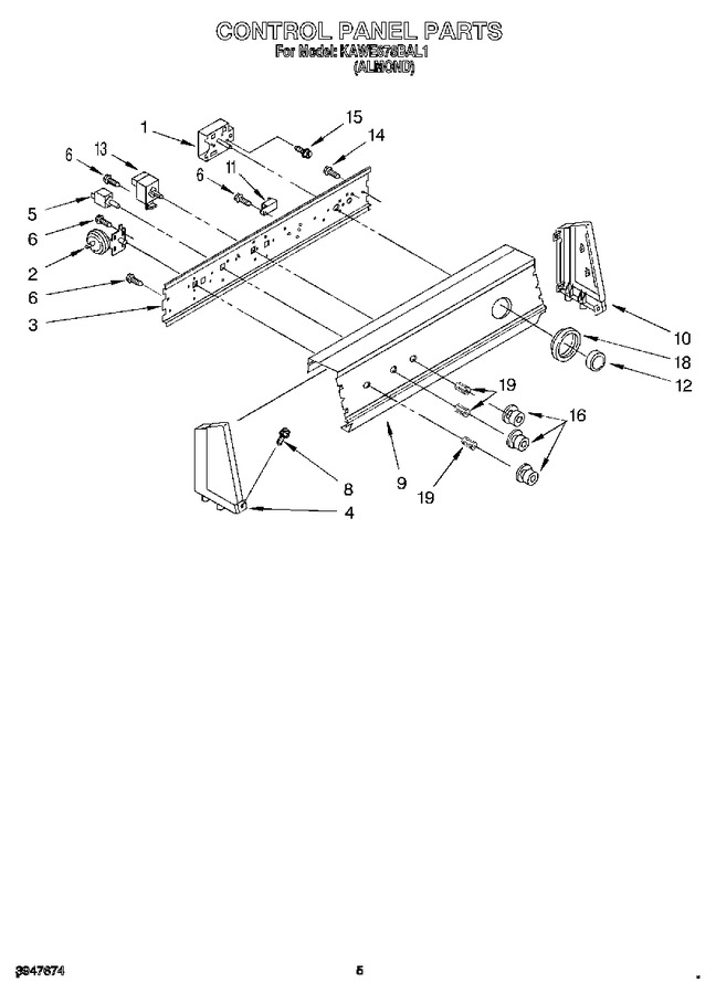 Diagram for KAWE678BAL1