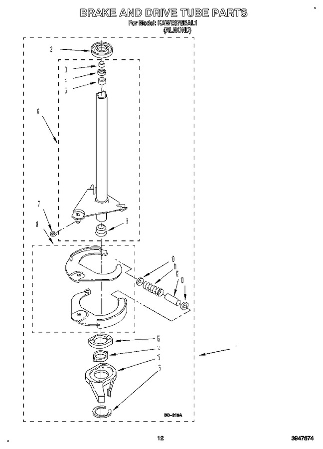 Diagram for KAWE678BAL1