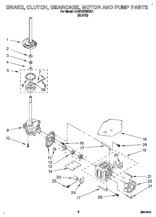 Diagram for KAWE679BBL1