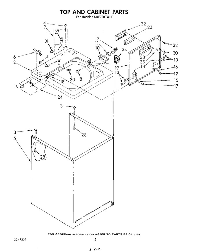 Diagram for KAWE700TWH0