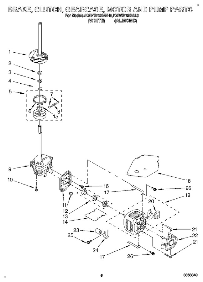 Diagram for KAWE742BWH0