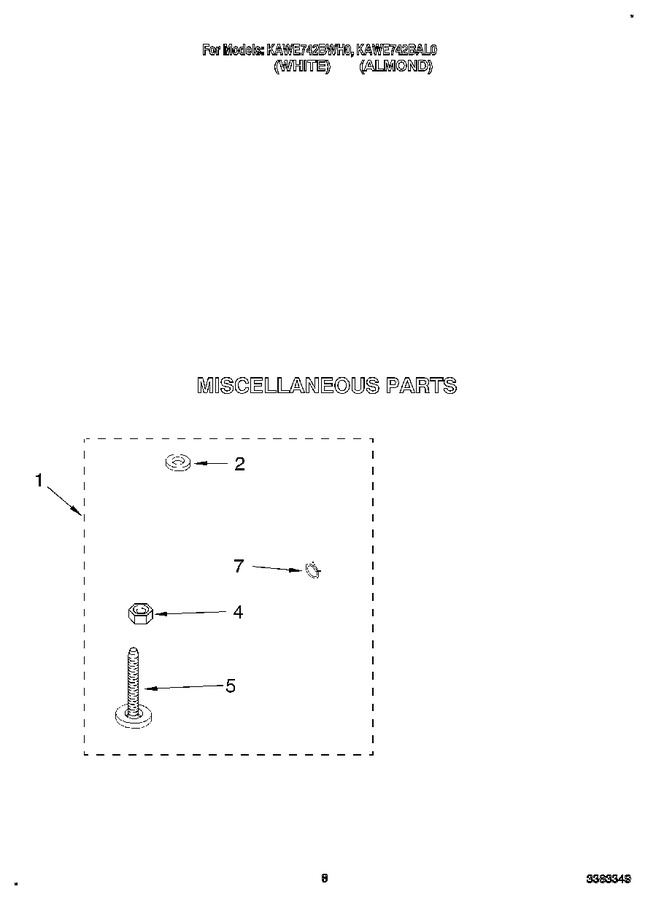 Diagram for KAWE742BWH0