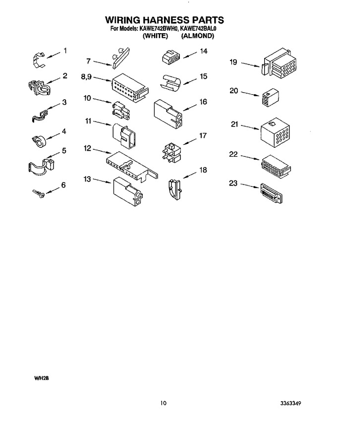 Diagram for KAWE742BWH0