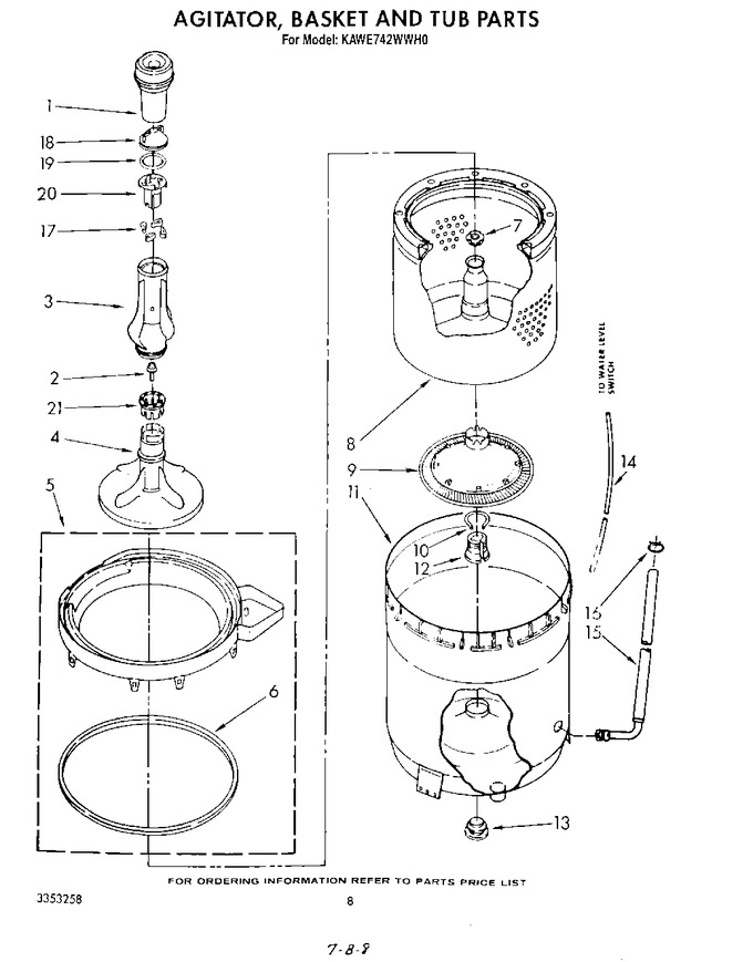 Diagram for KAWE742WWH0